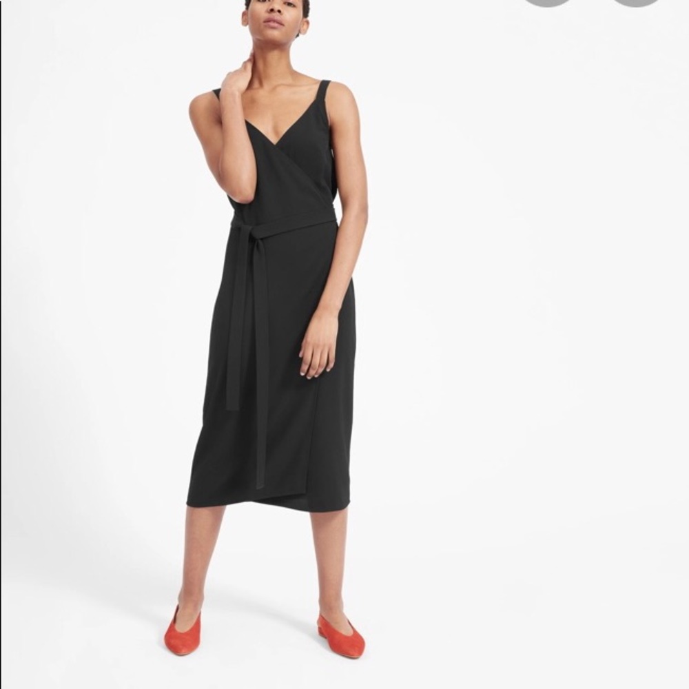 Everlane wrap dress
